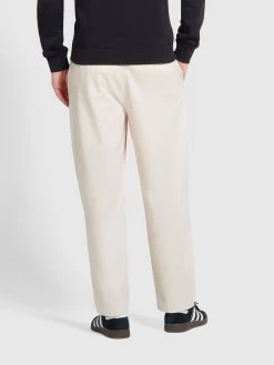 Farah Hawtin Tapered Fit Twill Trousers In Fog -Farah w4bbm0mfki33v1moocmu