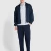 Farah Hawtin Tapered Fit Twill Trousers In True Navy -Farah wrprhy9nnuswzyywvybc