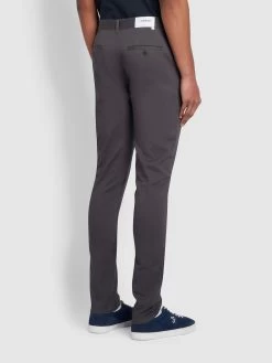 Endmore Skinny Fit Organic Cotton Chino Twill Trousers In Farah Grey -Farah xv6ywu9czilpuououka1