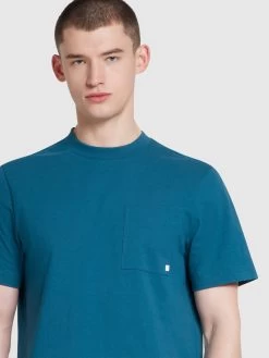 Farah Stacy Regular Fit Chest Pocket T-Shirt In Croft Green -Farah ygojqv2mhtqek5v8kwtk