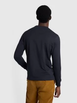 Farah Burt Regular Fit Chest Pocket T-Shirt In True Navy -Farah z6yzxzqtpfvtkgucbasp