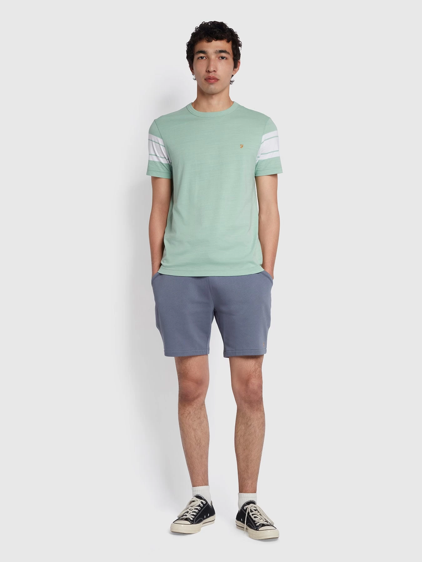 Farah Webber Slim Fit Short Sleeve T-Shirt In Summer Green 5 Farah Webber Slim Fit Short Sleeve T-Shirt In Summer Green - Image 3